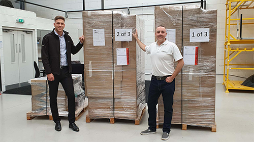 Cobra ships to the Norwegian Institute of Aviation Medicine